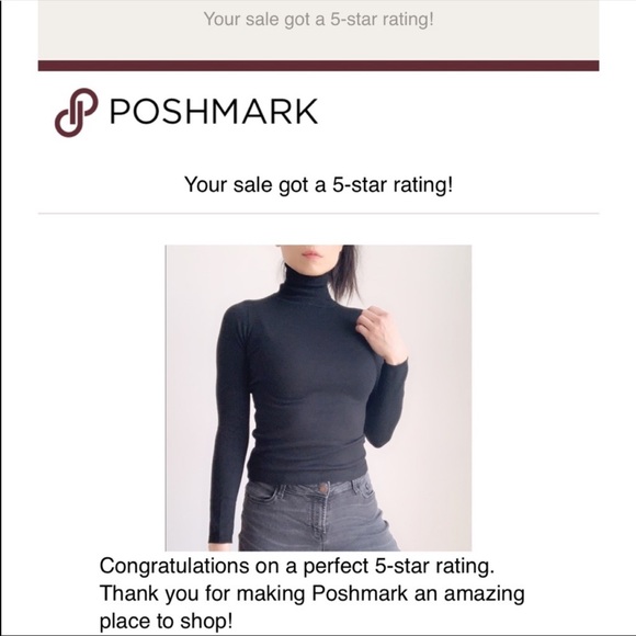 SOFT HIGH NECK SLIM FIT SWEATER TOP - BLACK - Picture 12 of 13